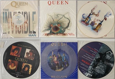 Lot 860 - QUEEN - PICTURE / SHAPED DISKS PACK