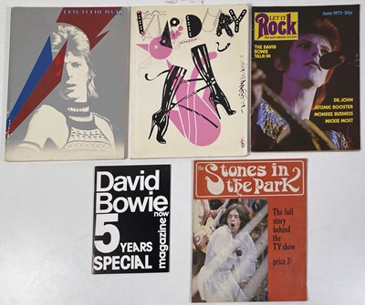 Lot 98 - RARE MUSIC BOOKS / PUBLICATIONS - ROLLING STONES / BOWIE / IAN DURY.