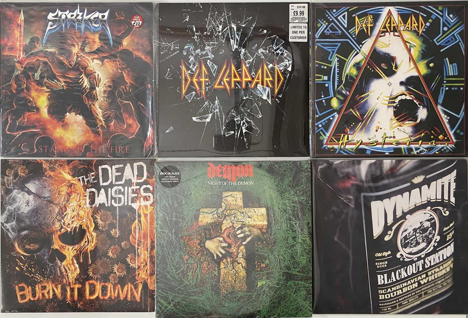 Lot 871 - METAL / HEAVY ROCK - MODERN LPs