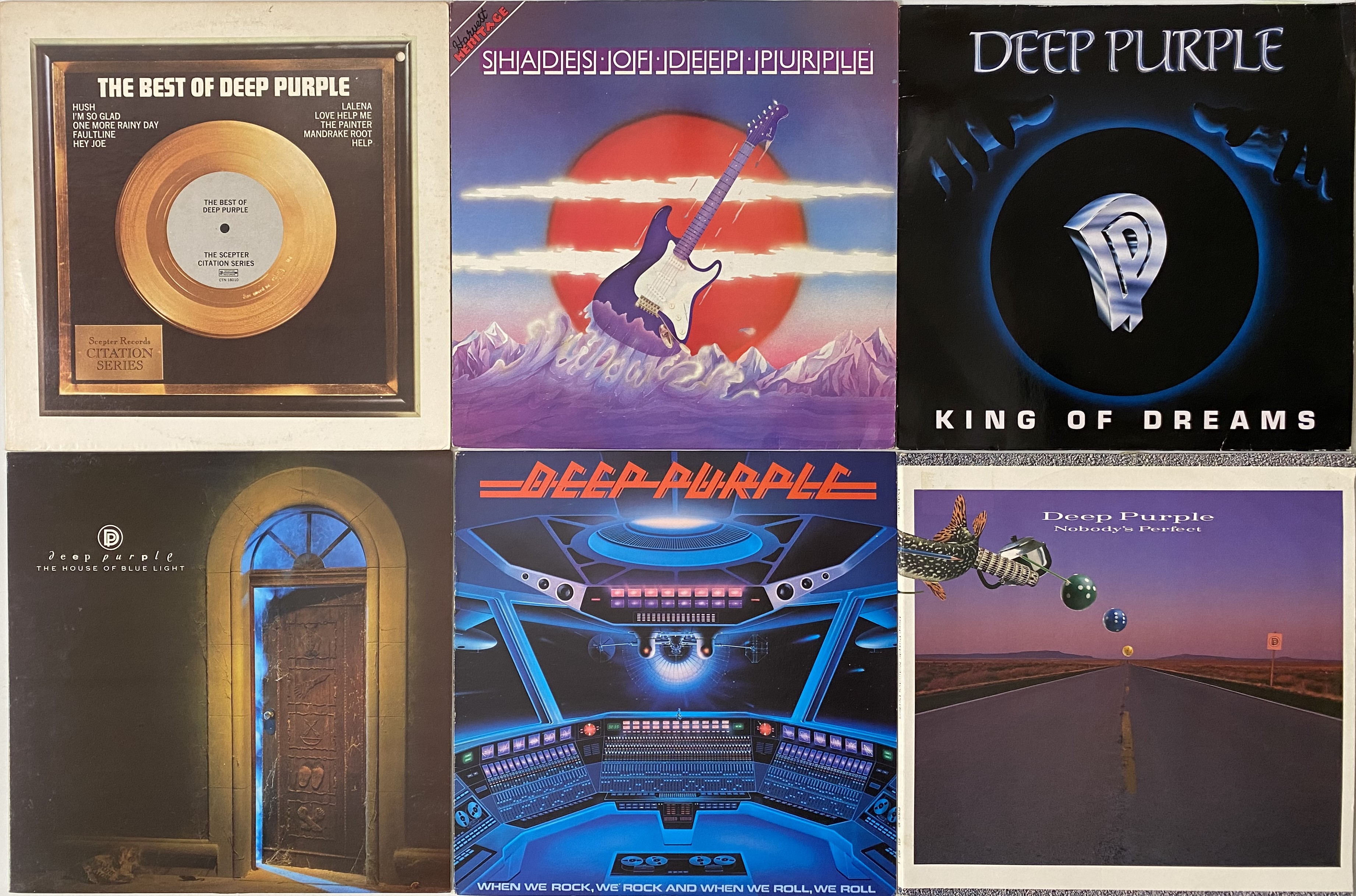 Lot 932 - DEEP PURPLE AND RELATED - LP COLLECTION
