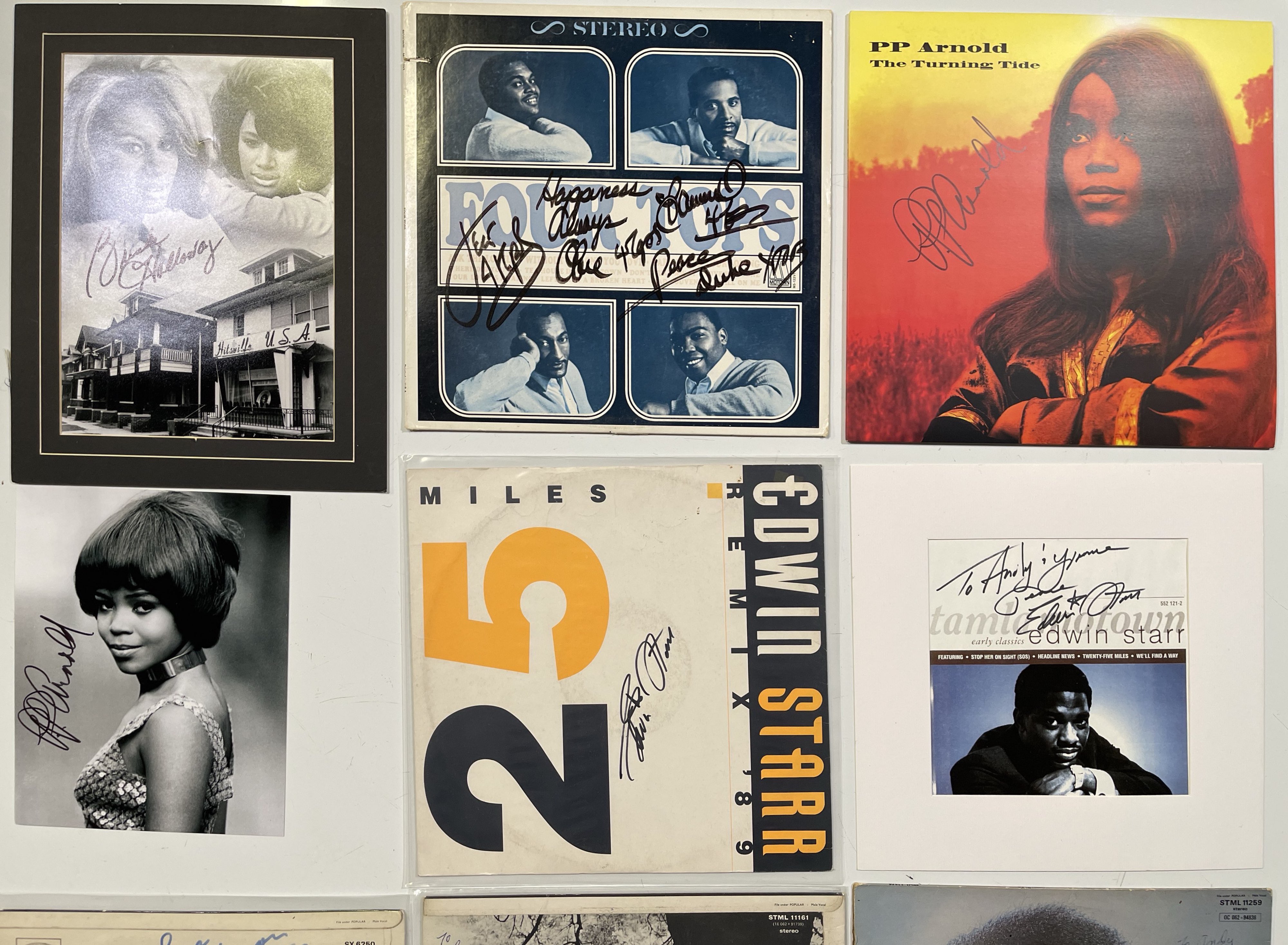 Lot 311 - SOUL AUTOGRAPHS INC JIMMY RUFFIN / PP ARNOLD.
