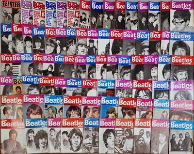 Lot 126 - THE BEATLES - COLLECTION OF MAGAZINES INC MONTHLY BOOKS.