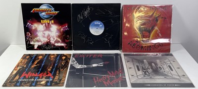 Lot 312 - SIGNED LPS - HEAVY METAL / ROCK.