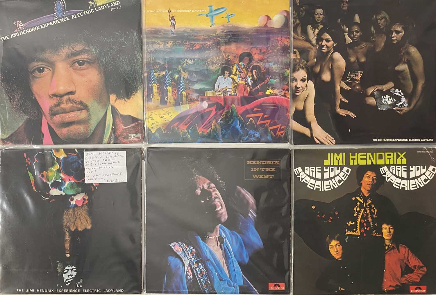 Lot 891 - JIMI HENDRIX - LP PACK