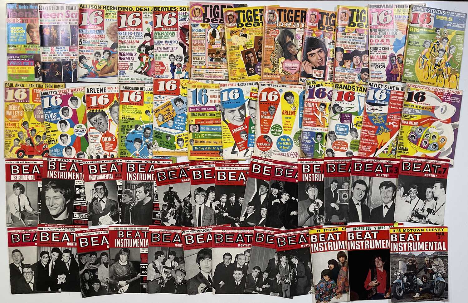 Lot 109 - 1960S POP / TEEN MAGAZINES INC BEAT INSTRUMENTAL.
