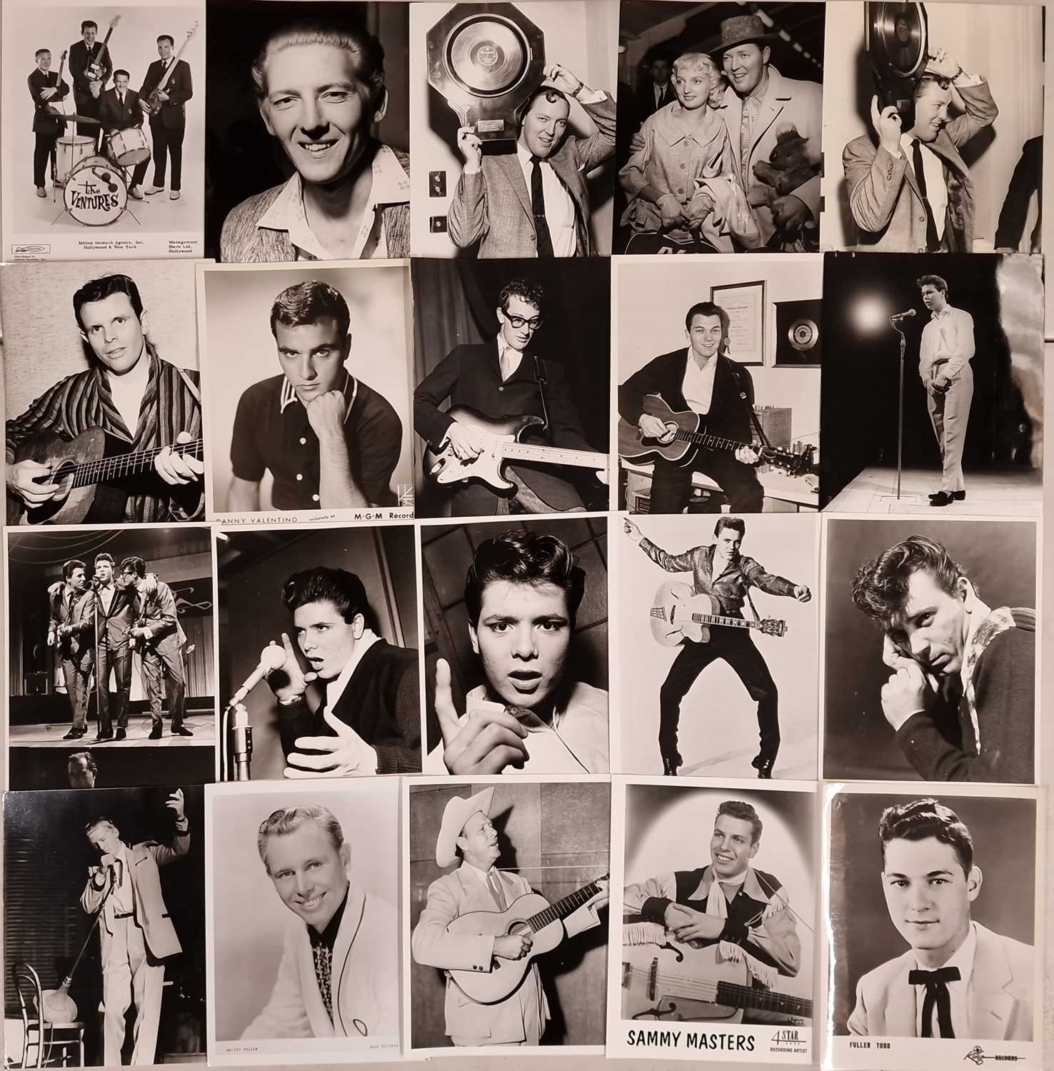 Lot 350 - ROCK N ROLL - SHEET MUSIC / PROMOTIONAL PHOTOGRAPHS.