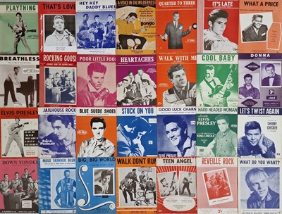 Lot 350 - ROCK N ROLL - SHEET MUSIC / PROMOTIONAL PHOTOGRAPHS.