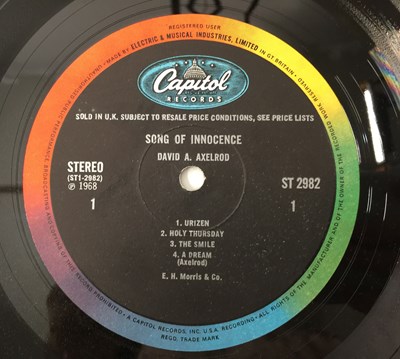 Lot 916 - DAVID AXELROD - SONG OF INNOCENCE (UK OG - ST2982)