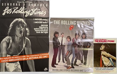 Lot 385 - THE ROLLING STONES - C 1970S/80S POSTERS.