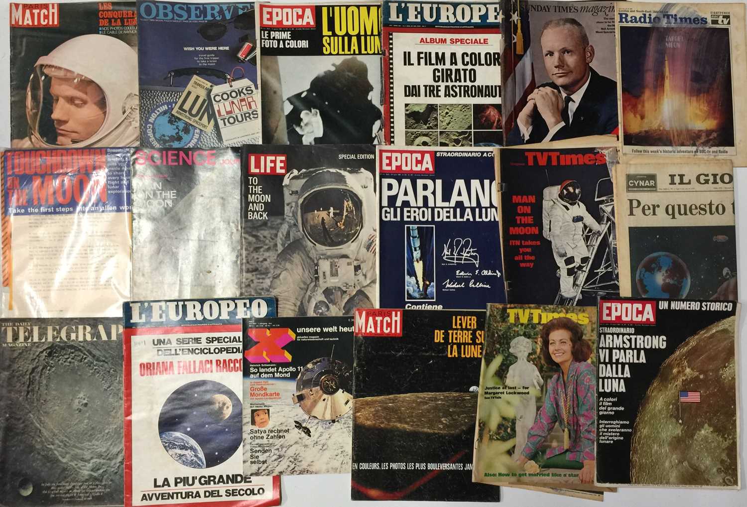 Lot 191 - COLLECTION OF SPACE MAGAZINES 1960/70S INC