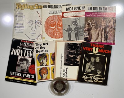 Lot 401 - THE BEATLES - MEMORABILIA INC POSTERS / SHEET MUSIC.