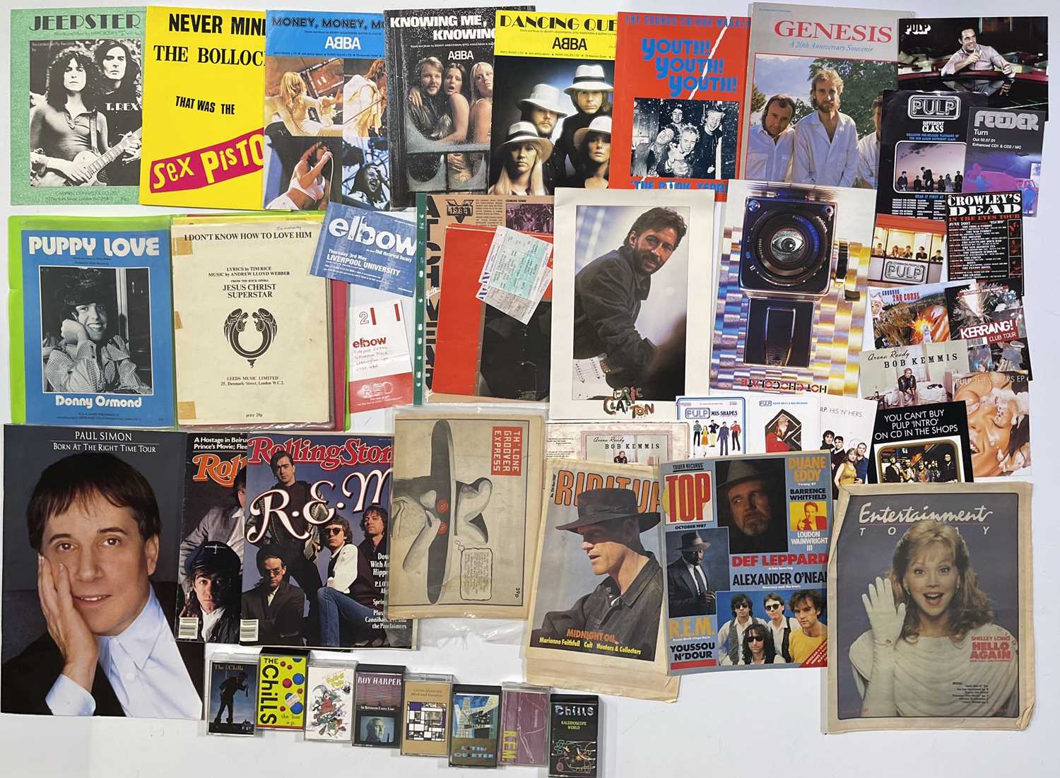 Lot 73 - ASSORTED MUSIC MEMORABILIA INC SHEET MUSIC / MAGAZINES / POSTERS.