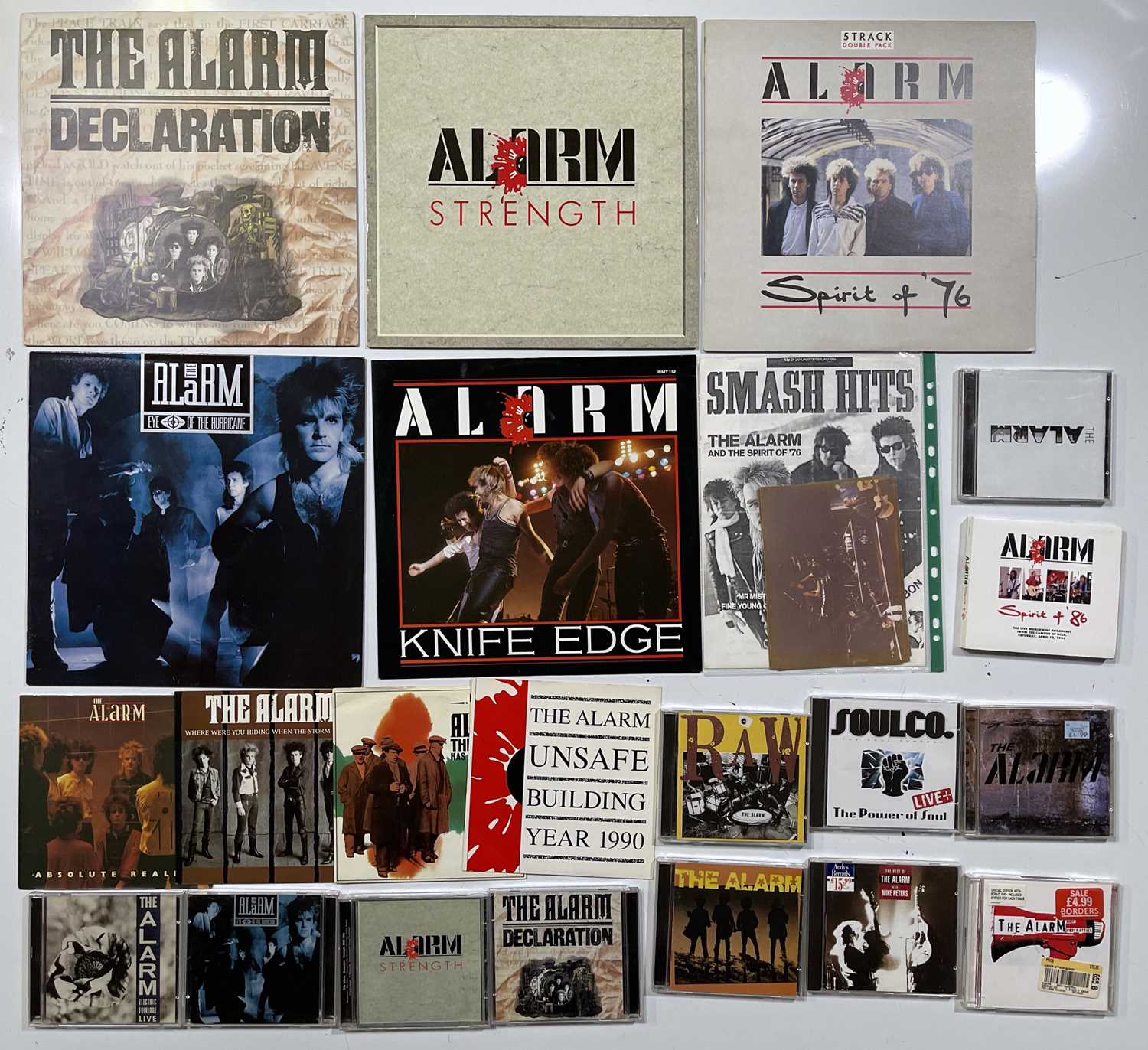 Lot 75 - THE ALARM - MEMORABILIA AND POSTERS.