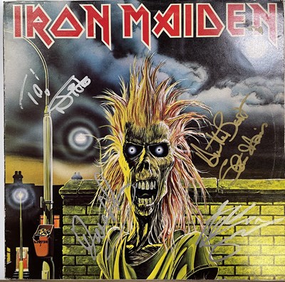 Lot 318 - IRON MAIDEN - A SIGNED LP