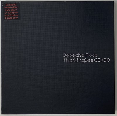 Lot 964 - DEPECHE MODE - THE SINGLES 86-98 (UK PRESSING - MUTELS)