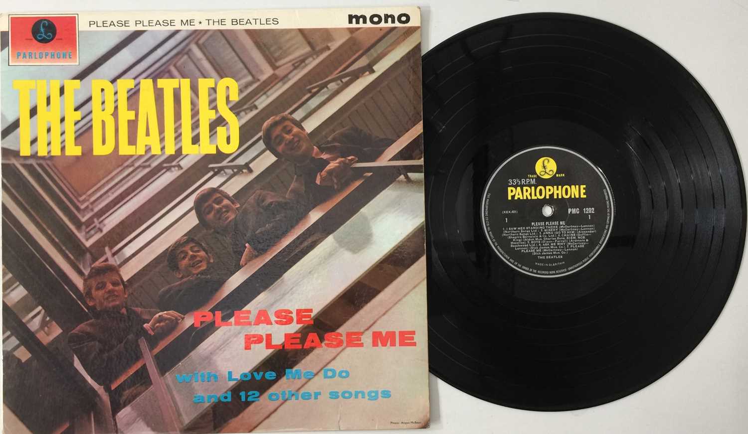 南米ペルー THE BEATLES PLEASE PLEASE ME / PMC 1202 MONO DEEP GROOVE The