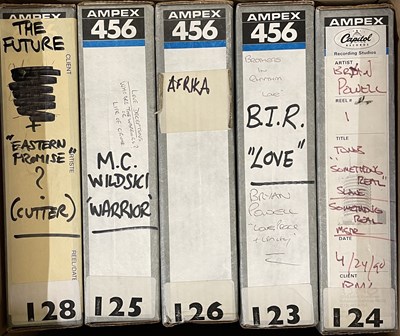 Lot 526 - MASTER/.AUDIO TAPE COLLECTION - 1980S/1990S POP AND DANCE ARTISTS.