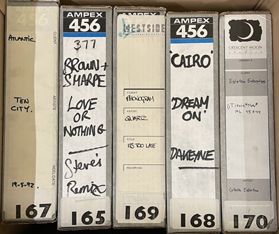 Lot 526 - MASTER/.AUDIO TAPE COLLECTION - 1980S/1990S POP AND DANCE ARTISTS.