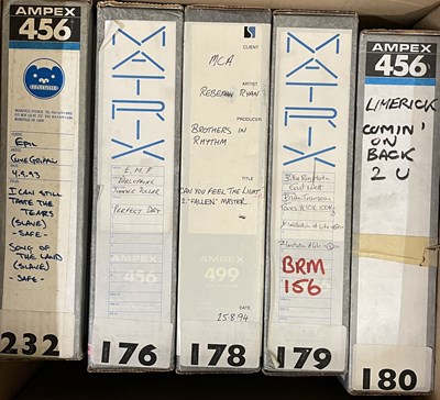 Lot 526 - MASTER/.AUDIO TAPE COLLECTION - 1980S/1990S POP AND DANCE ARTISTS.