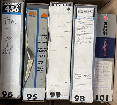 Lot 527 - MASTER/.AUDIO TAPE COLLECTION - 1980S/1990S POP AND DANCE ARTISTS.