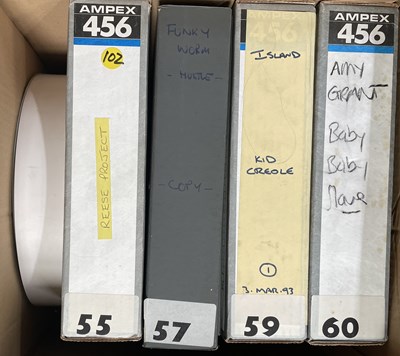 Lot 527 - MASTER/.AUDIO TAPE COLLECTION - 1980S/1990S POP AND DANCE ARTISTS.