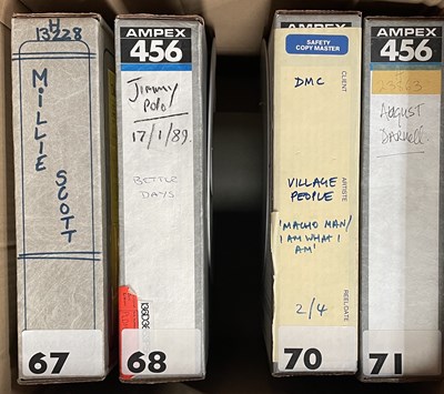 Lot 527 - MASTER/.AUDIO TAPE COLLECTION - 1980S/1990S POP AND DANCE ARTISTS.