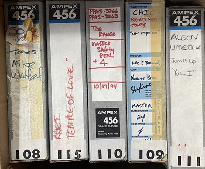 Lot 527 - MASTER/.AUDIO TAPE COLLECTION - 1980S/1990S POP AND DANCE ARTISTS.