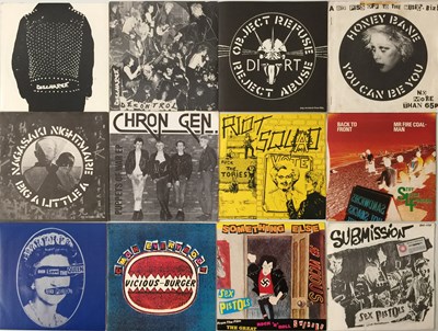 Lot 972 - CLASSIC PUNK / WAVE - 7" COLLECTION