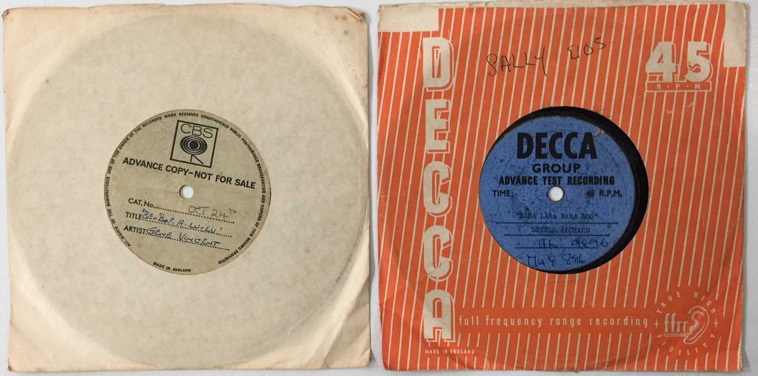 Lot 990 - LITTLE RICHARD/GENE VINCENT - ORIGINAL UK 7" ACETATES