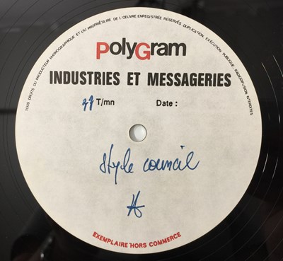 Lot 994 - THE STYLE COUNCIL - INTRODUCING THE STYLE COUNCIL LP - ORIGINAL POLYGRAM FRENCH ACETATE RECORDING