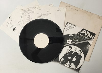 Lot 995 - JAPAN - OBSCURE ALTERNATIVES LP (ORIGINAL UK WHITE LABEL TEST PRESSING - AHAL 8007)