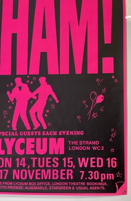 Lot 269 - WHAM! - ORIGINAL 1983 CLUB FANTASTIC CONCERT POSTER.