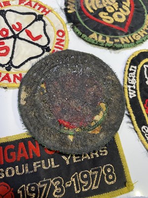 Lot 78 - NORTHERN SOUL INTEREST - WIGAN CASINO 50TH ANNIVERSARY - ORIGINAL WIGAN PATCHES.