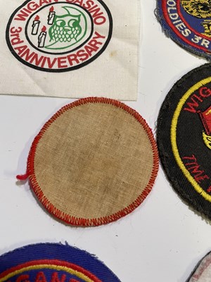 Lot 78 - NORTHERN SOUL INTEREST - WIGAN CASINO 50TH ANNIVERSARY - ORIGINAL PATCHES AND BADGES.