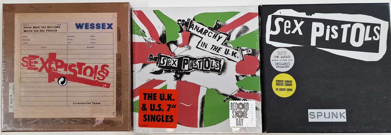 Lot 1027 Sex Pistols 7 Box Sets Some Sealed