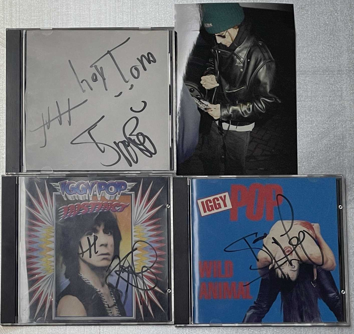 Lot 288 - IGGY POP SIGNED CDS