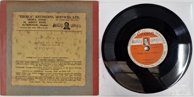 Lot 1089 - THE TYKES - THEME FOR A PROMISE/CHILLS 7" (UNRELEASED ORIGINAL UK 7" ACETATE RECORDING - EROICA RECORDING SERVICES)