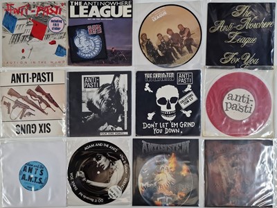 Lot 1045 - CLASSIC PUNK 7" COLLECTION (A ARTISTS)