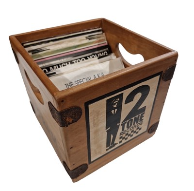 Lot 1101 - 2 TONE - COMPLETE UK 7" COLLECTION (PLUS EXTRAS INCLUDING 2 TONE CRATE!)