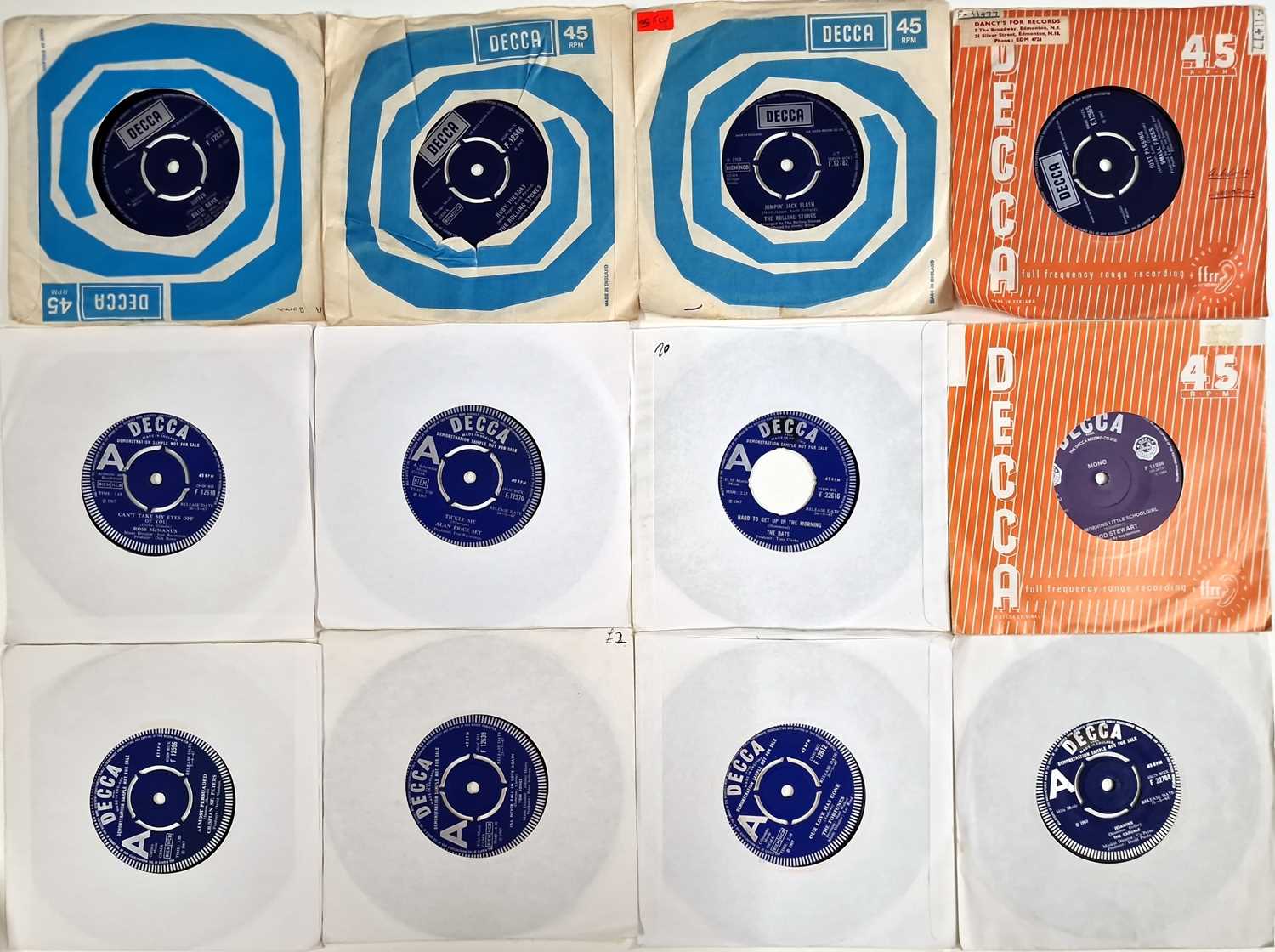 Lot 1111 - DECCA 7" COLLECTION (RELEASED FROM '67 ONWARDS)