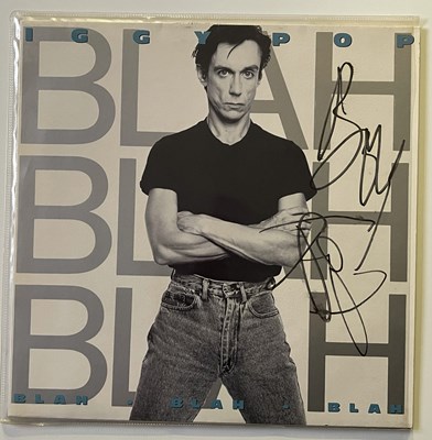 Lot 289 - IGGY POP SIGNED ITEMS