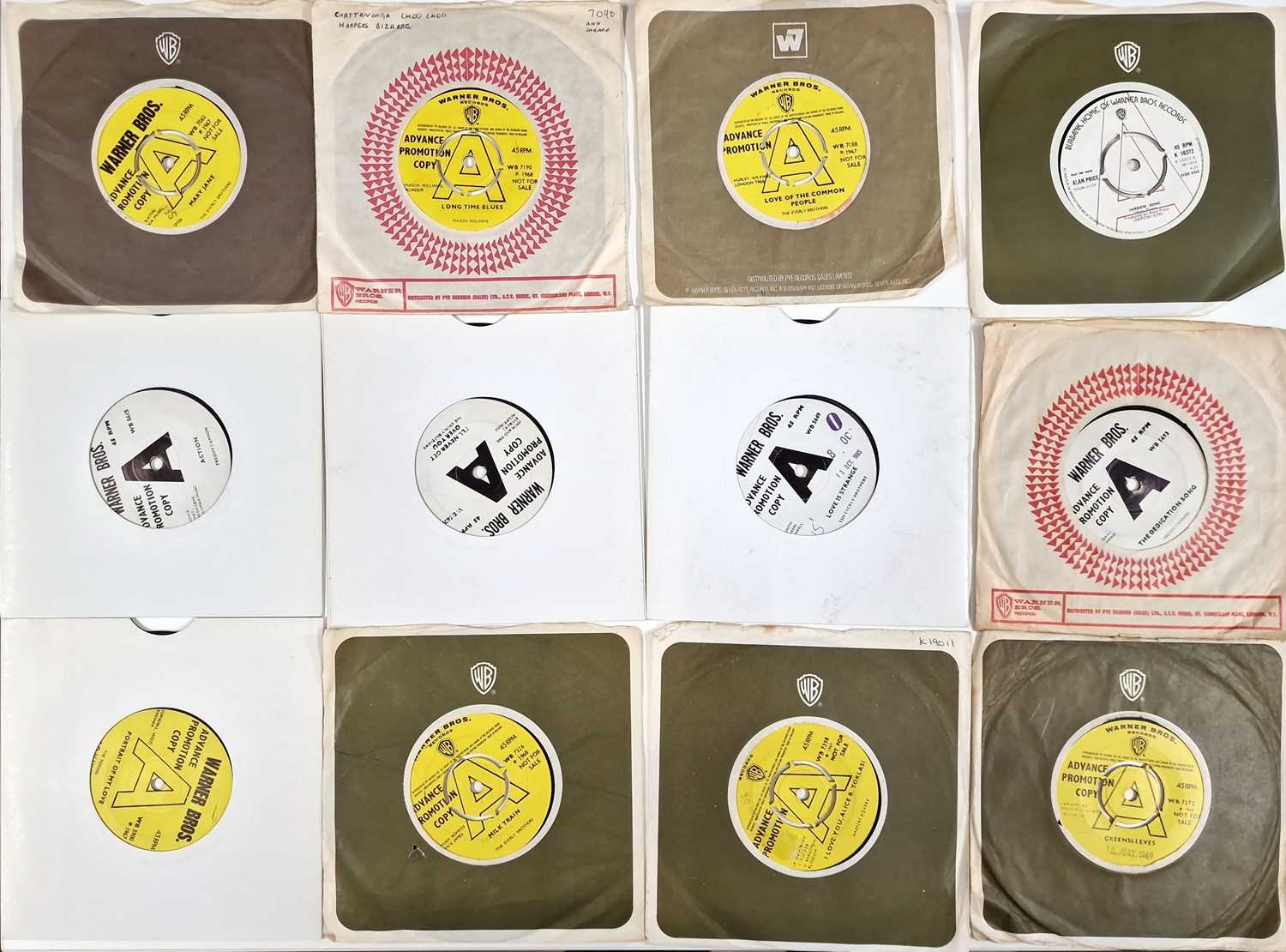 Lot 1124 - WARNER BROS - 7" PROMO COLLECTION