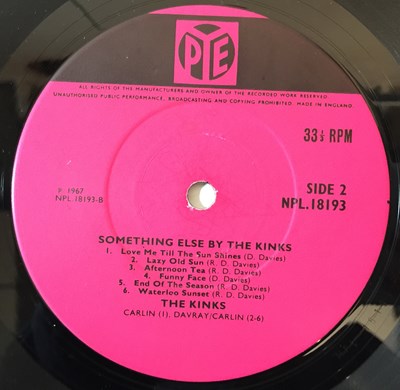 Lot 805 - The Kinks - Something Else LP (Original UK Mono Pressing - Pye NPL 18193)