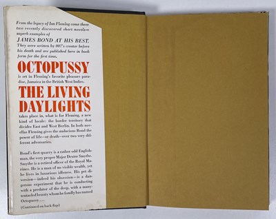 Lot 265 - IAN FLEMING - JAMES BOND - OCTOPUSSY/LIVING DAYLIGHTS (1966) US FIRST EDITION.