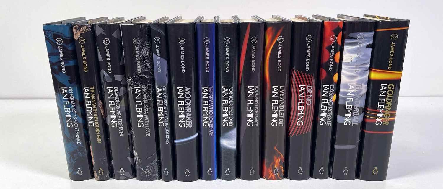 Lot 39 - IAN FLEMING - JAMES BOND - A FULL SET OF PENGUIN VIKING PUBLISHED HARD COVER BOOKS.