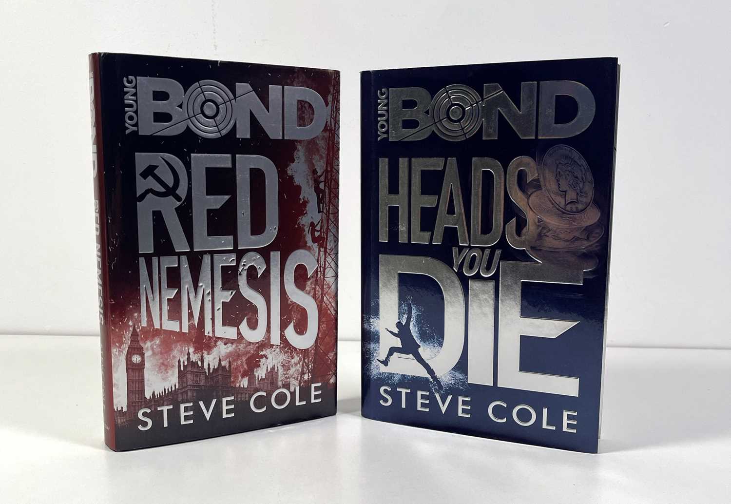 Lot 16 - STEVE COLE - YOUNG BOND SERIES - TWO SIGNED FIRST EDITION BOOKS.