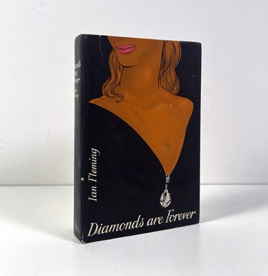 Lot 181 - IAN FLEMING - JAMES BOND - DIAMONDS ARE FOREVER - THRILLER BOOK CLUB EDITION.