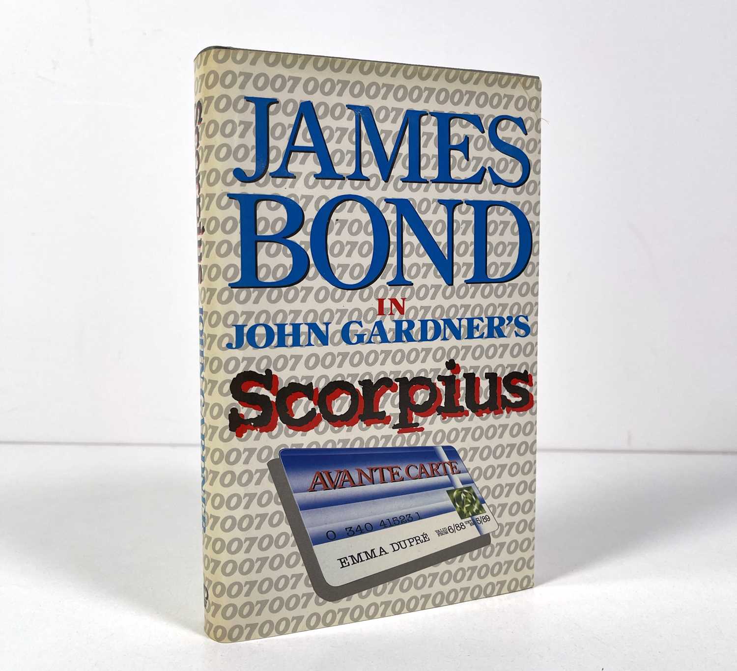Lot 30 JOHN GARDNER JAMES BOND SCORPIUS UK
