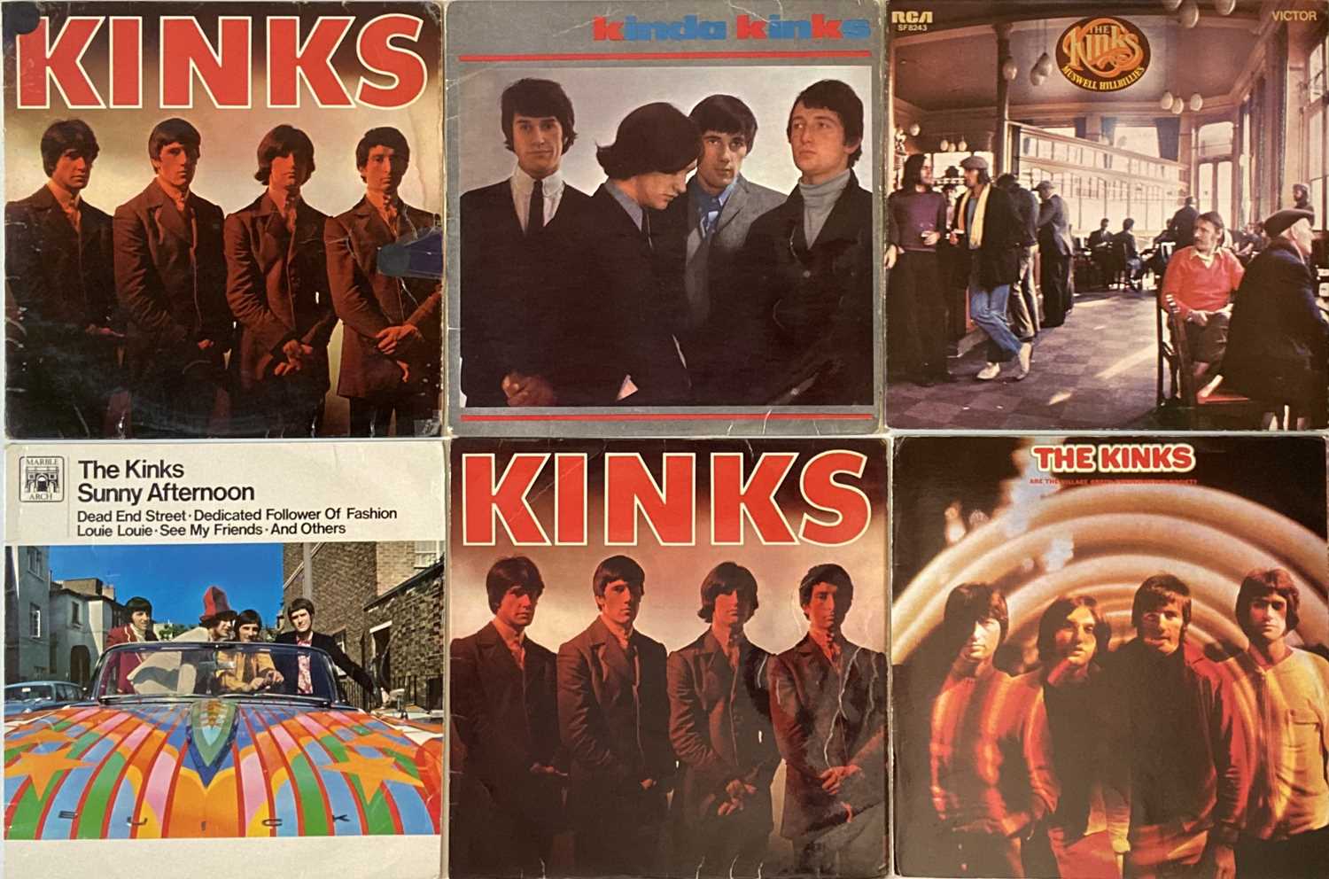 Lot 807 - The Kinks - LP Collection