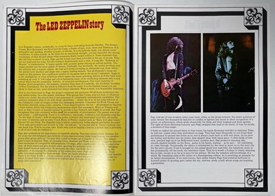 Lot 343 - LED ZEPPELIN  - ORIGINAL EARL'S COURT PROGRAMME AND TICKET STUBS.